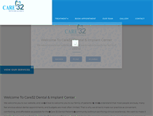 Tablet Screenshot of care32-dentalcentre.com